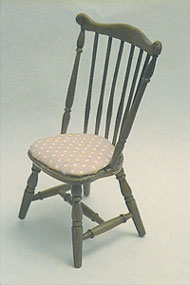 Dollhouse Miniature M-500 Duxbury Chair Minikit, Brown